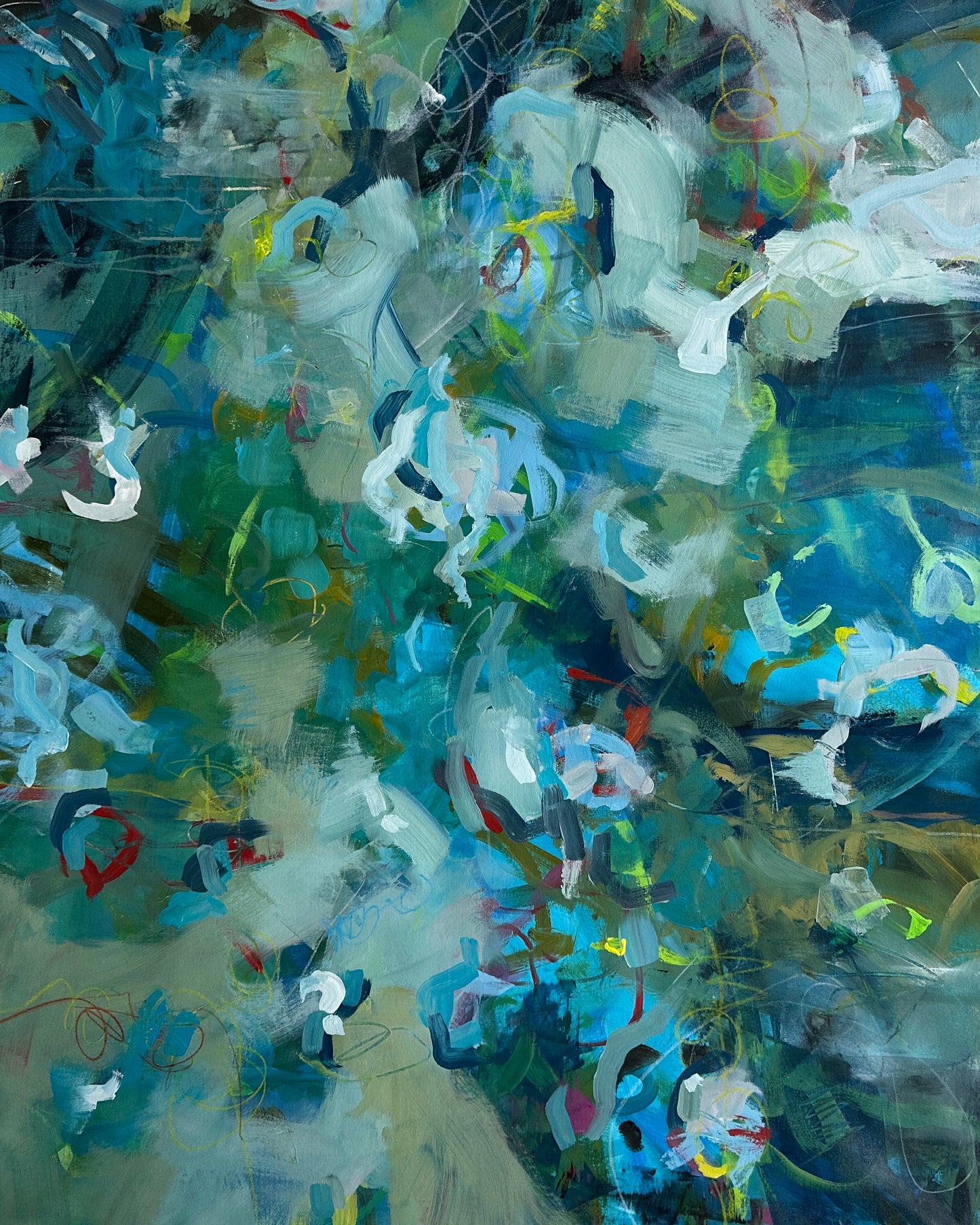 Birds Flying High 48x60