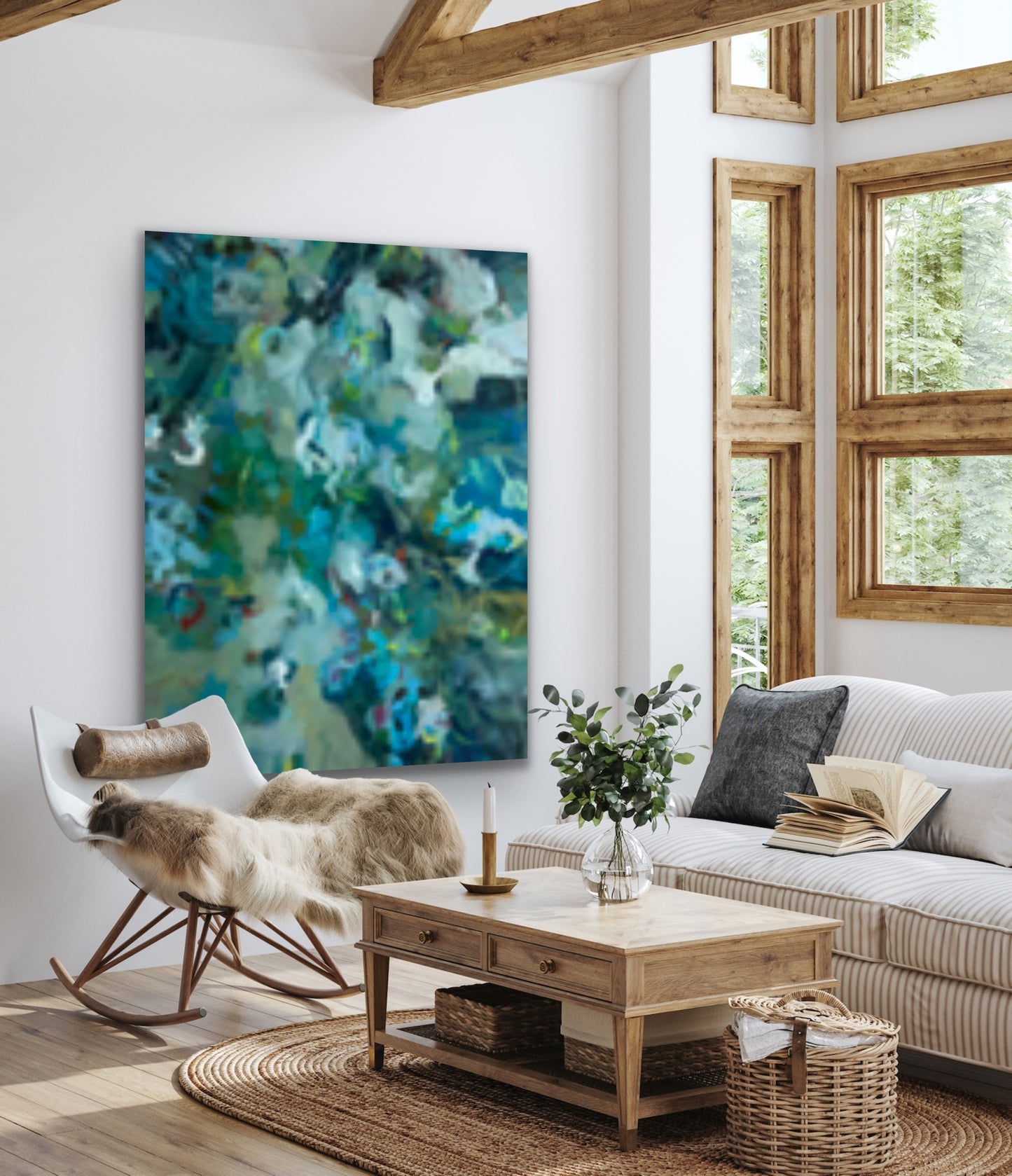 Birds Flying High 48x60