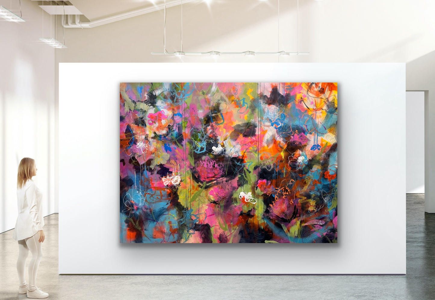 Bevy of Blooms 58x84
