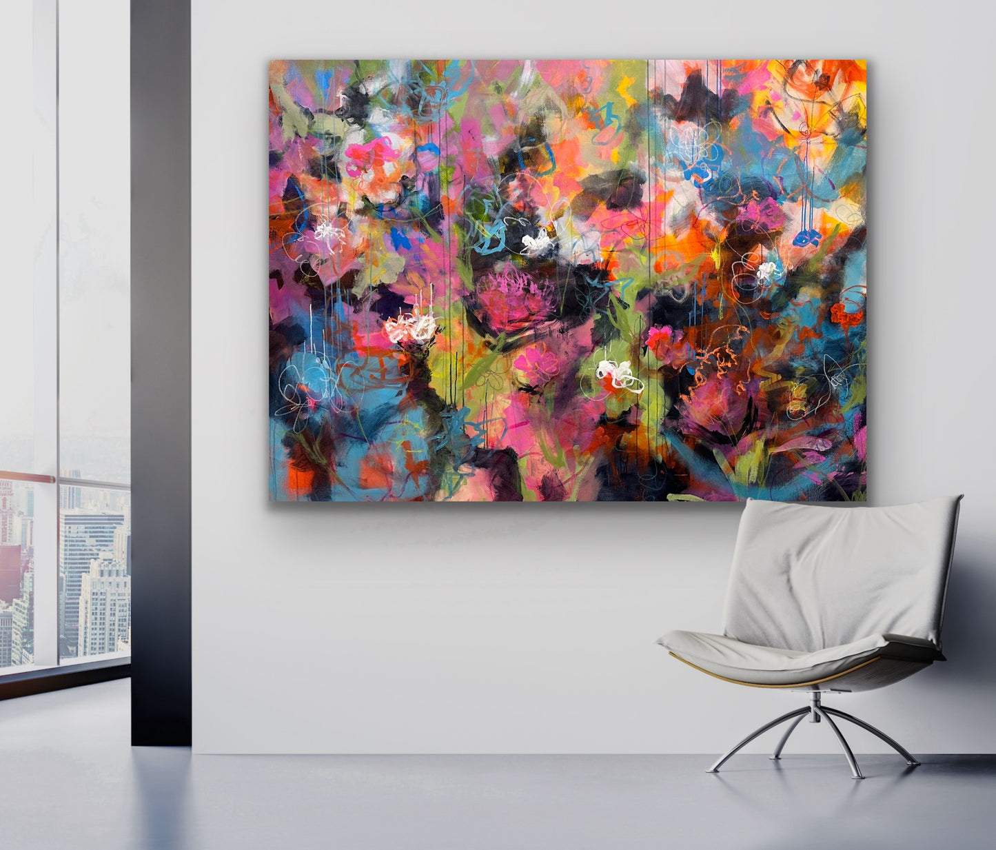 Bevy of Blooms 58x84
