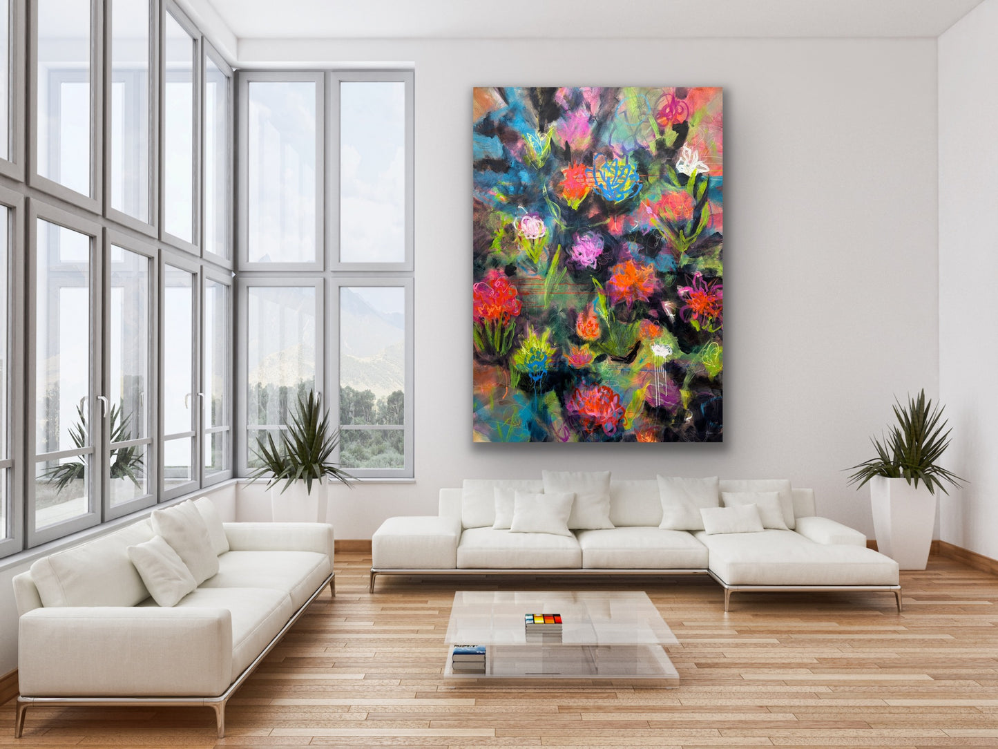 Blanket of Blooms 72x56