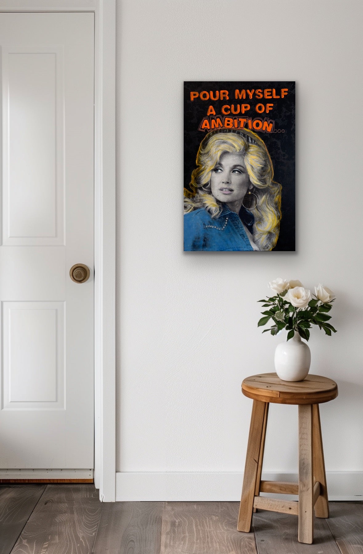 9 to 5 by Carol MacConnell shown in a room setting