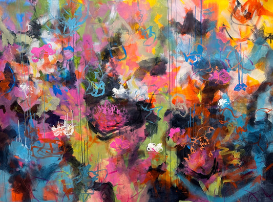Bevy of Blooms 58x84