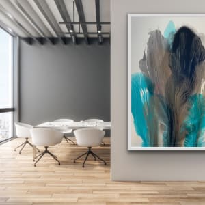 Bronze & Turquoise 40x60