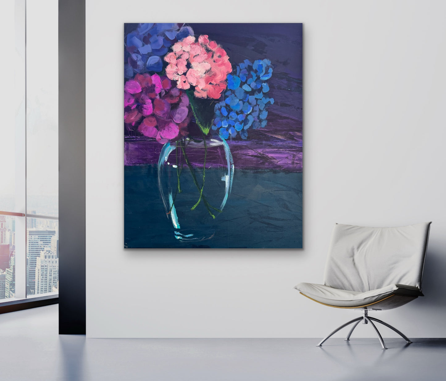 Hydrangeas 60x48
