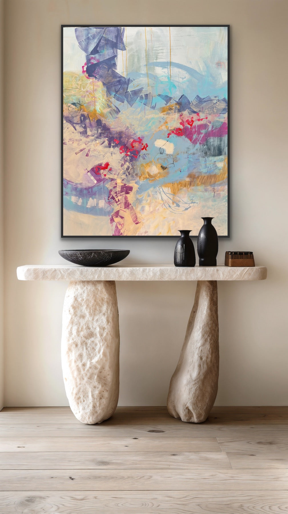 Together 60" × 48" | Hangs vertically or horizontally