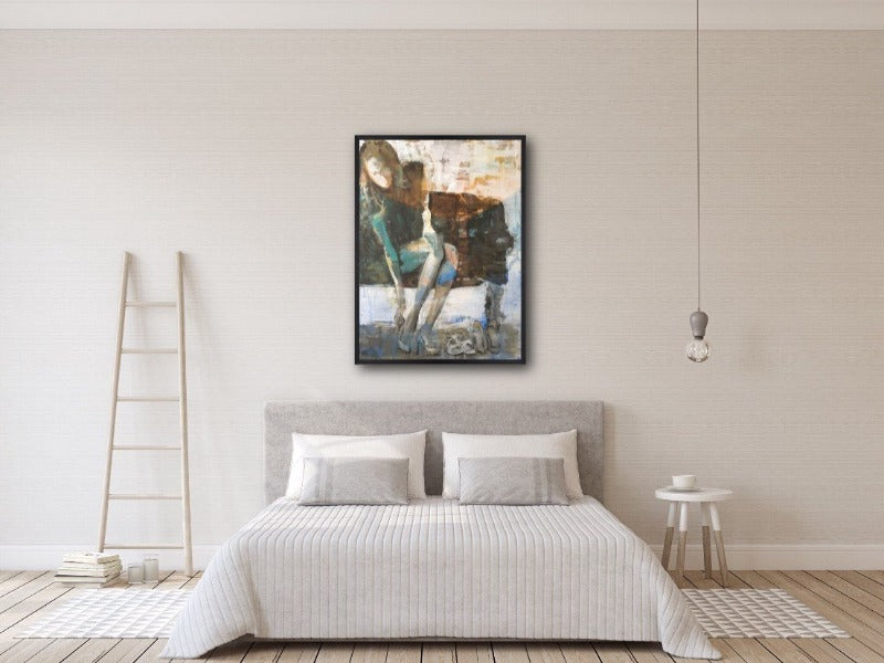 abstract figurative painting by carol macconnell