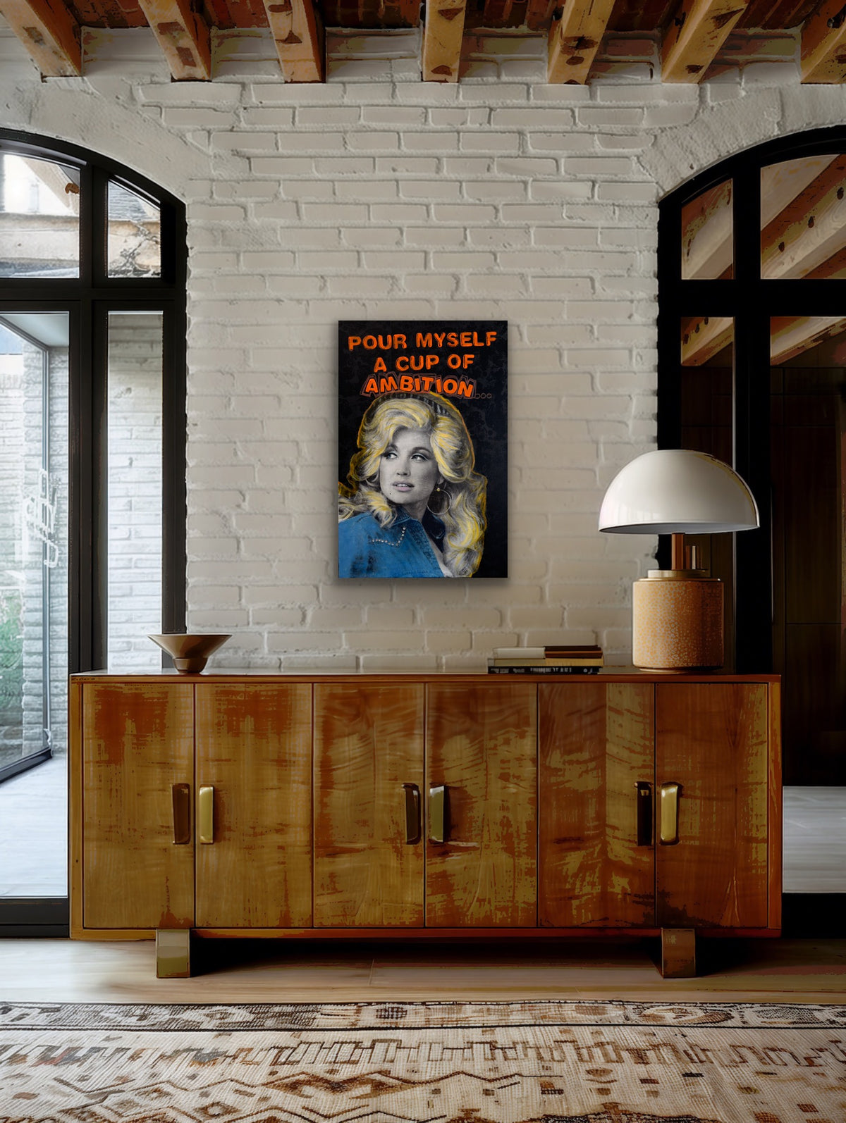 9 to 5 by Carol MacConnell shown in a room setting