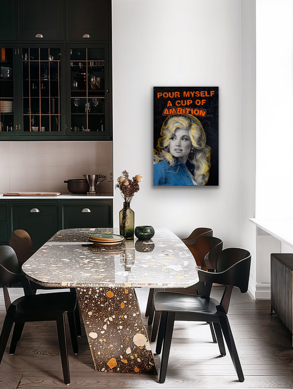 9 to 5 by Carol MacConnell shown in a room setting