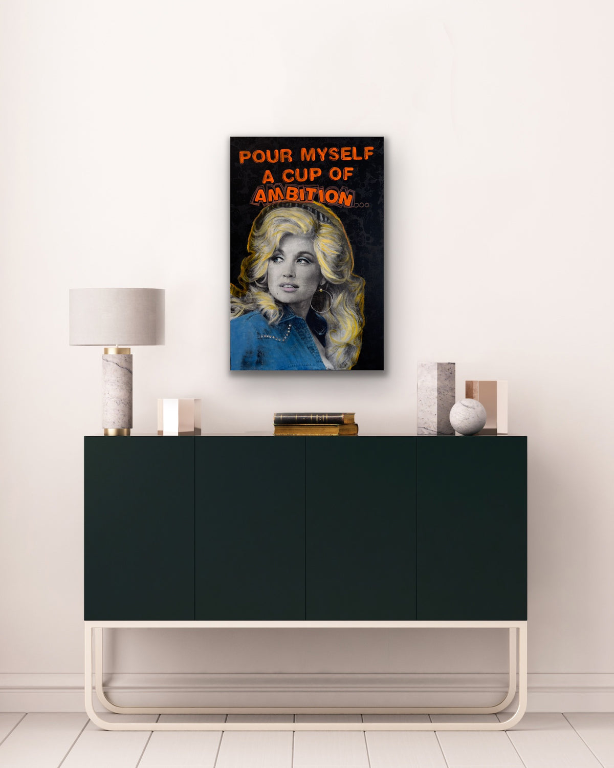 9 to 5 by Carol MacConnell shown in a room setting