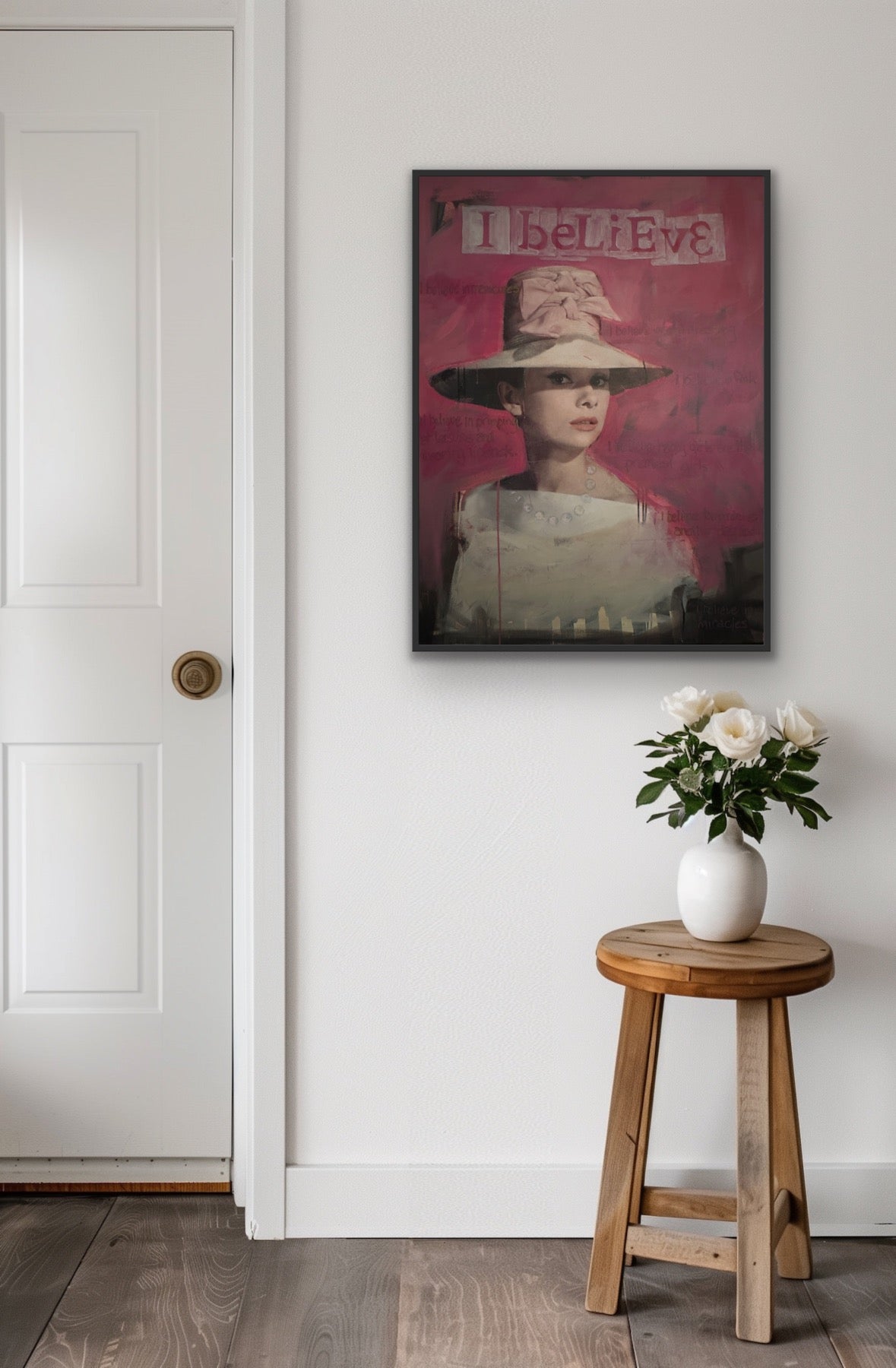 I Believe by Carol MacConnell shown in a room setting