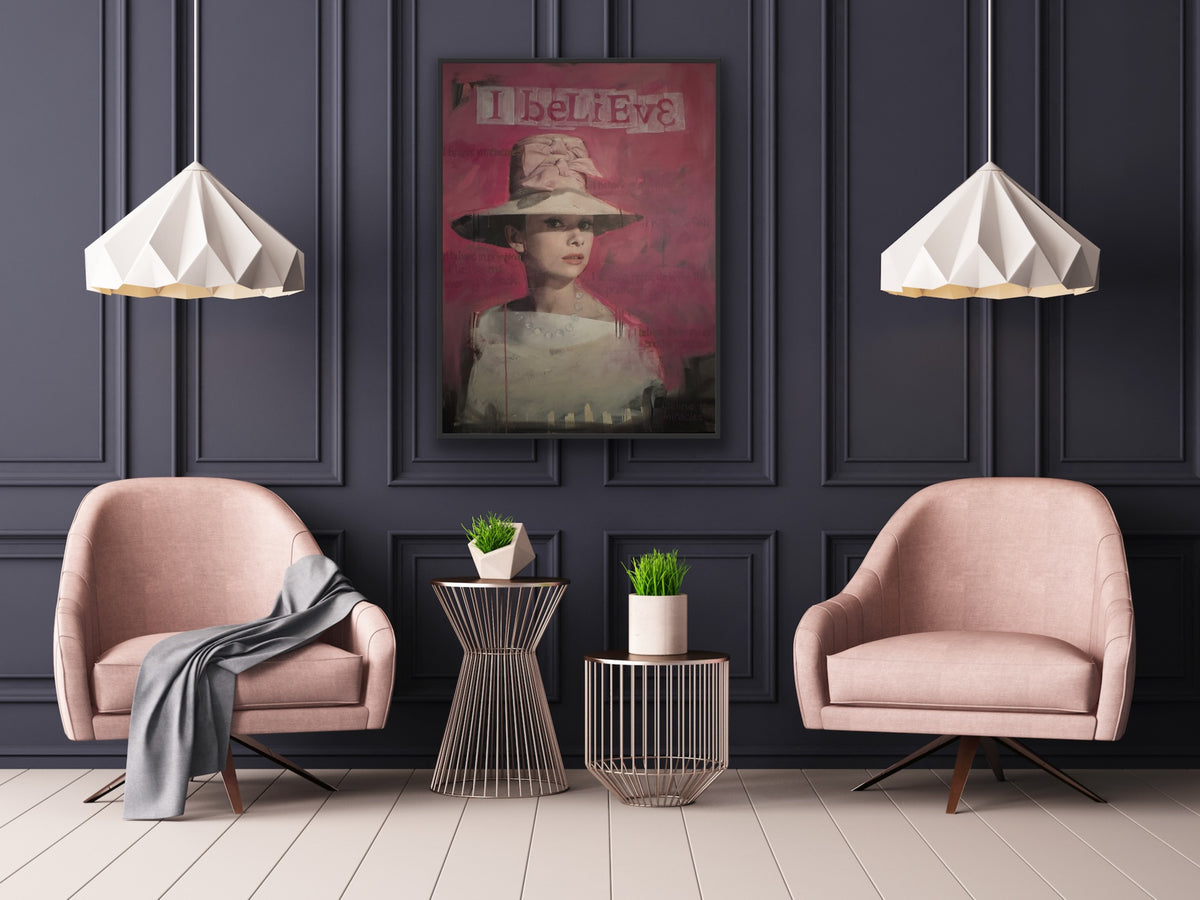 I Believe by Carol MacConnell shown in a room setting