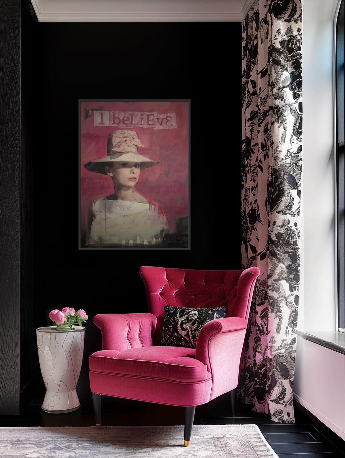 I Believe by Carol MacConnell shown in a room setting