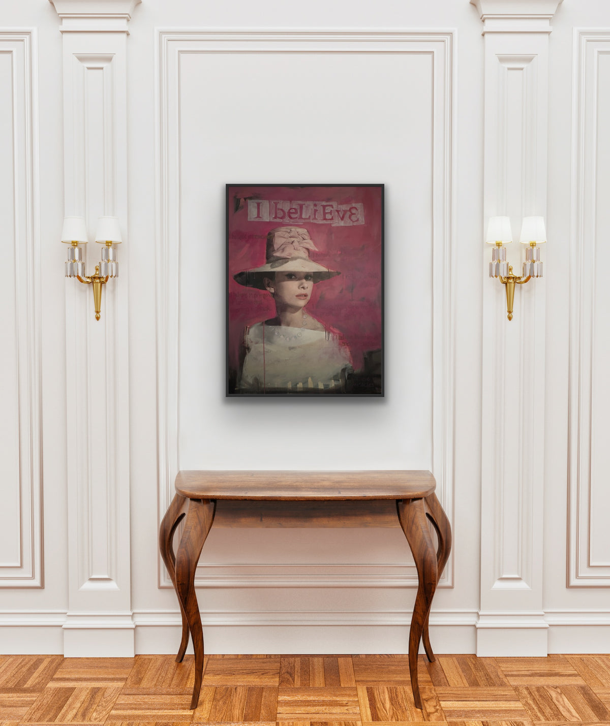 I Believe by Carol MacConnell shown in a room setting