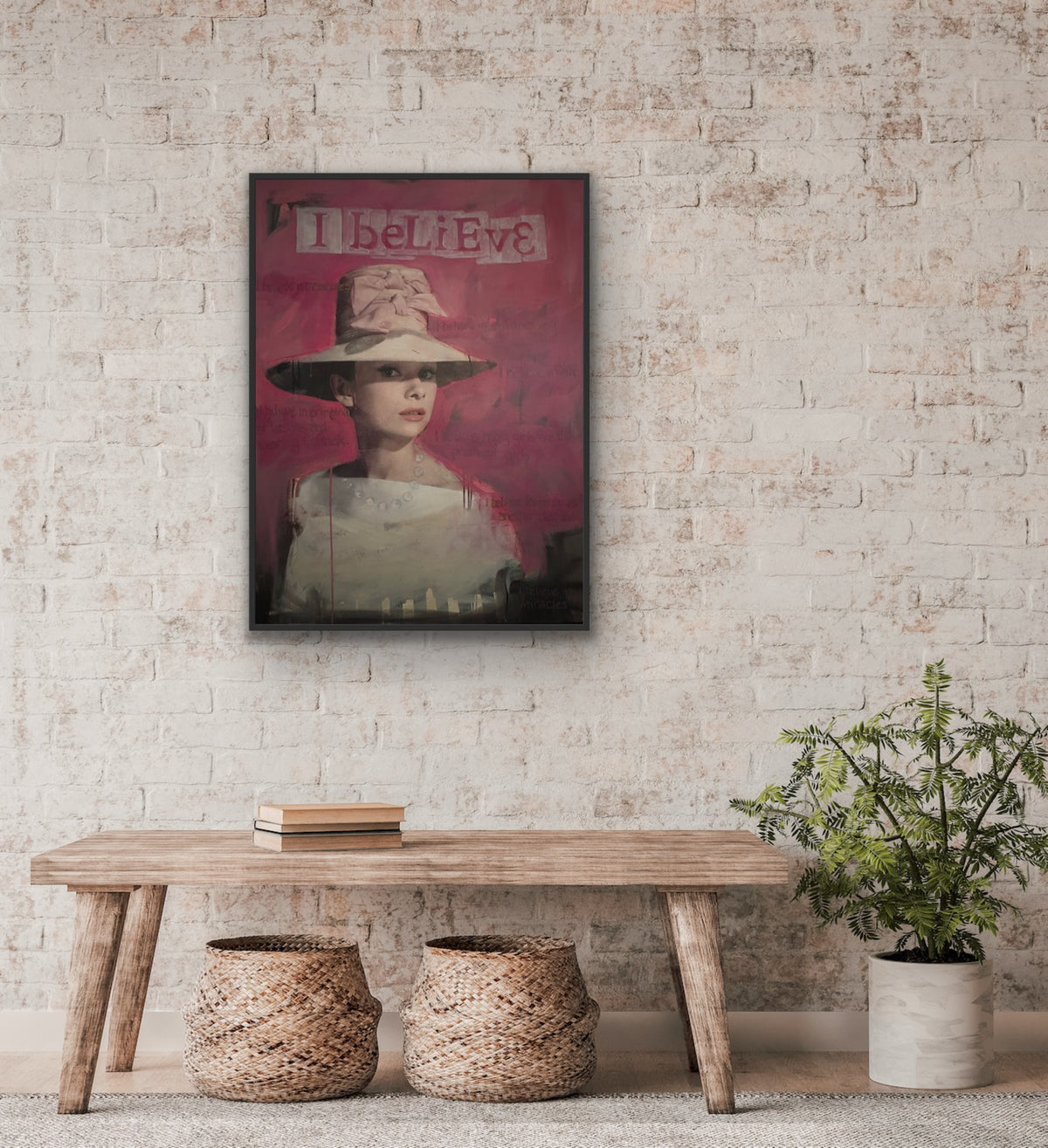 I Believe by Carol MacConnell shown in a room setting