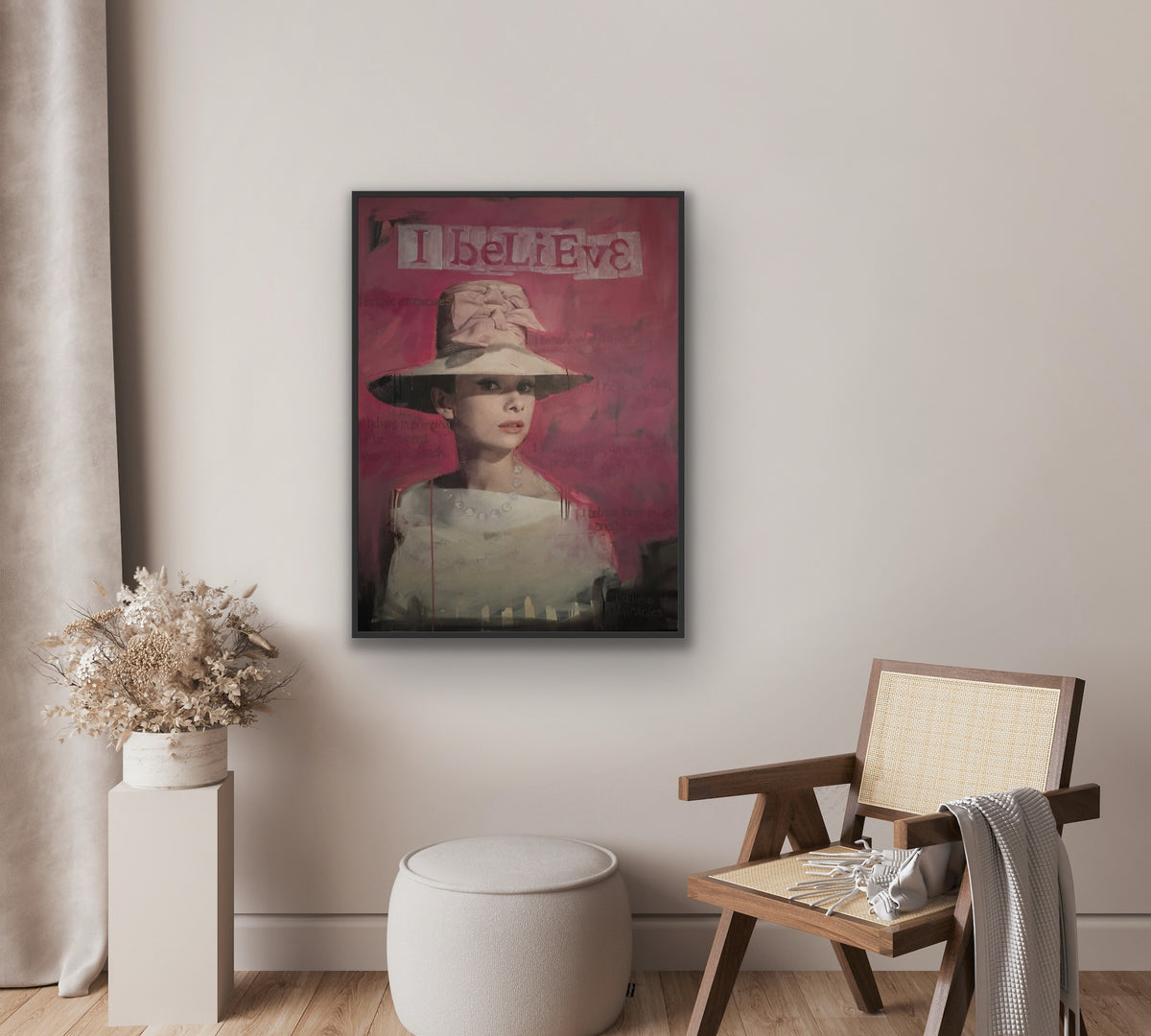 I Believe by Carol MacConnell shown in a room setting