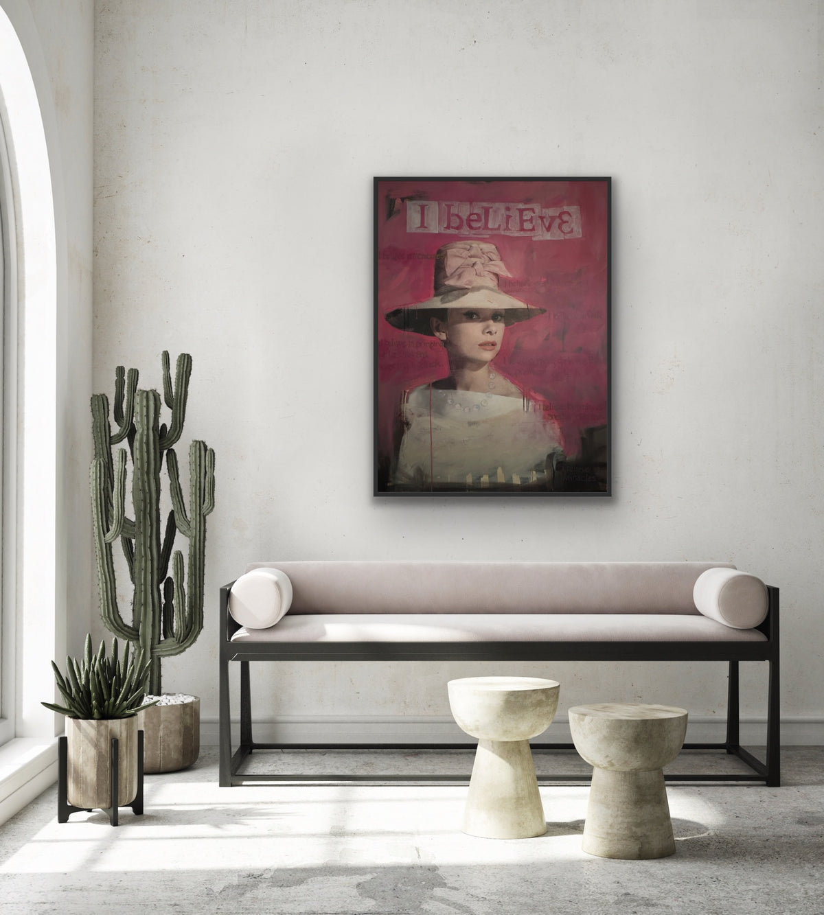 I Believe by Carol MacConnell shown in a room setting