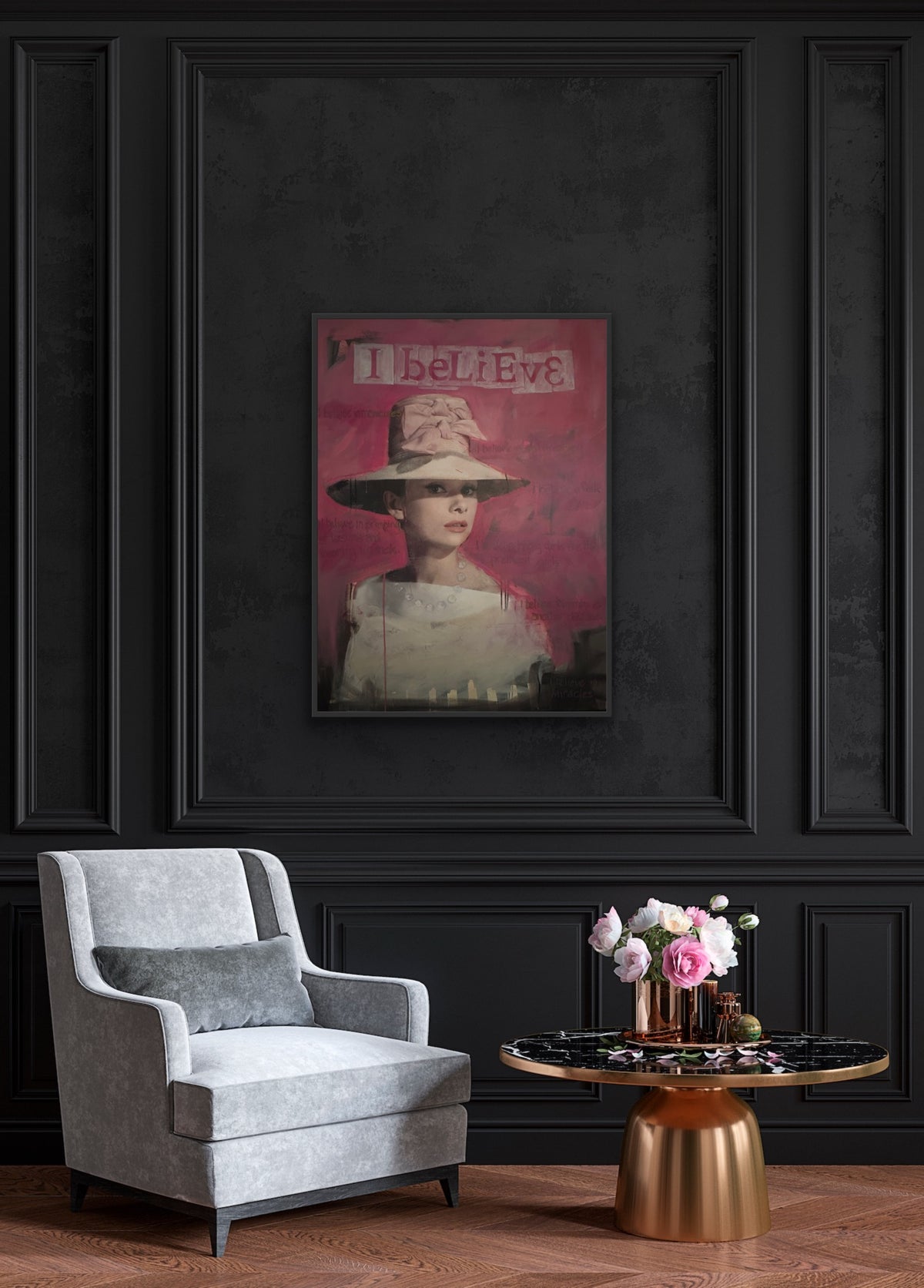 I Believe by Carol MacConnell shown in a room setting