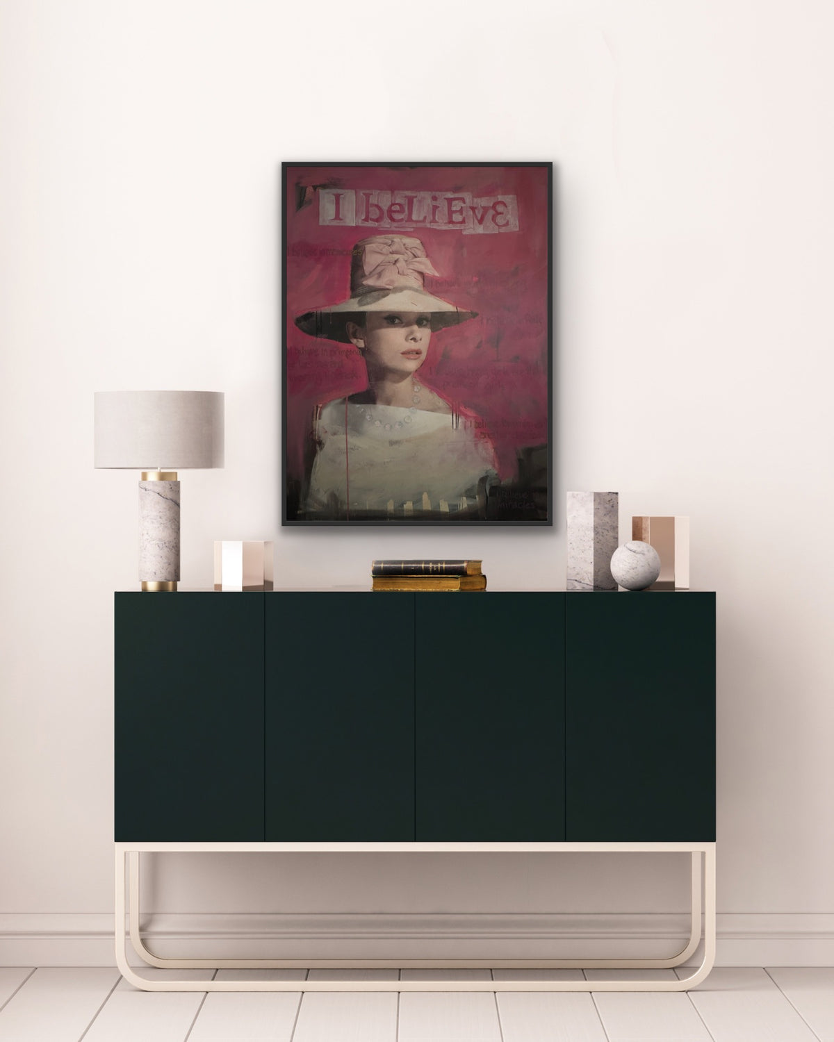 I Believe by Carol MacConnell shown in a room setting