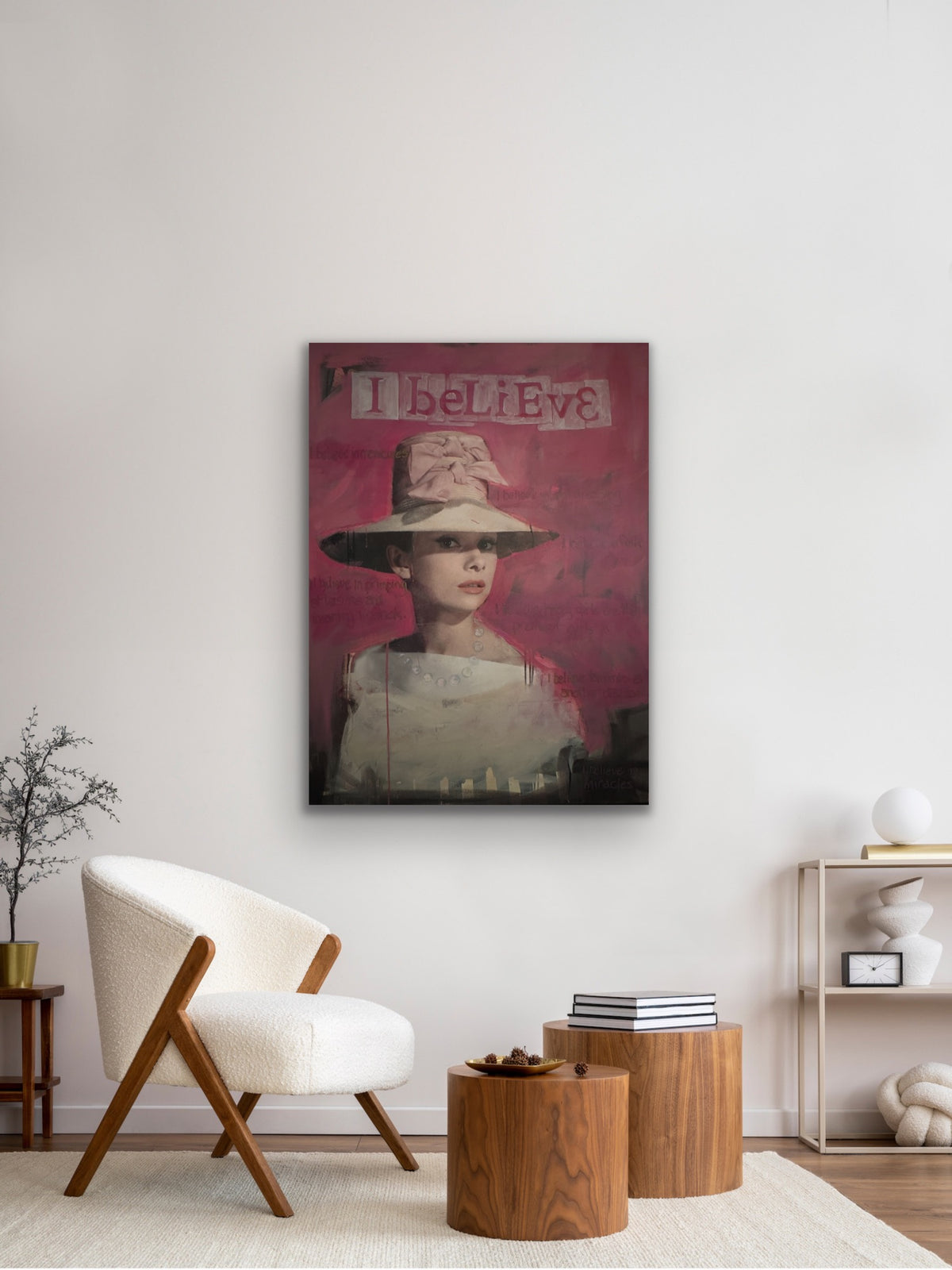 I Believe by Carol MacConnell shown in a room setting