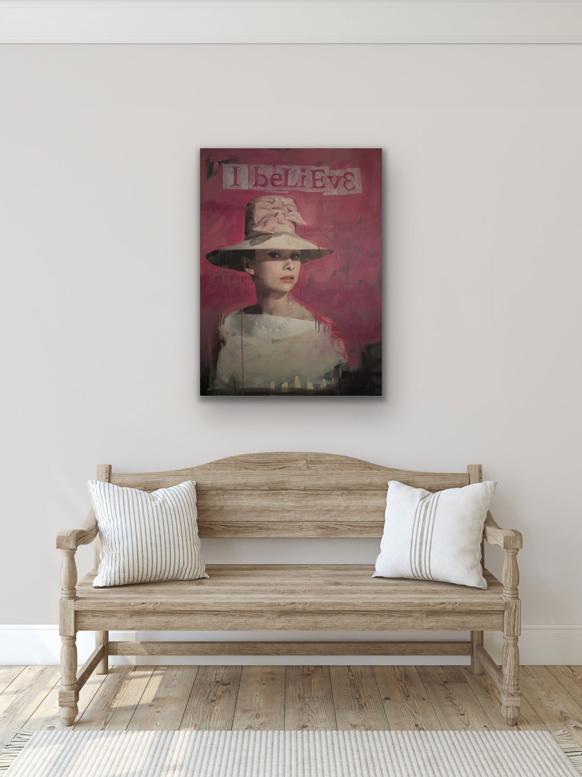 I Believe by Carol MacConnell shown in a room setting