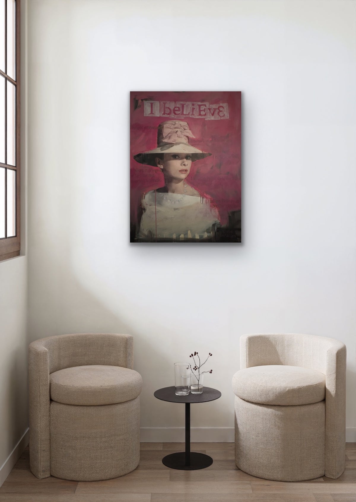 I Believe by Carol MacConnell shown in a room setting