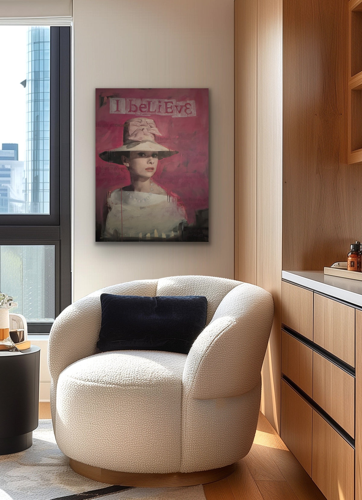 I Believe by Carol MacConnell shown in a room setting