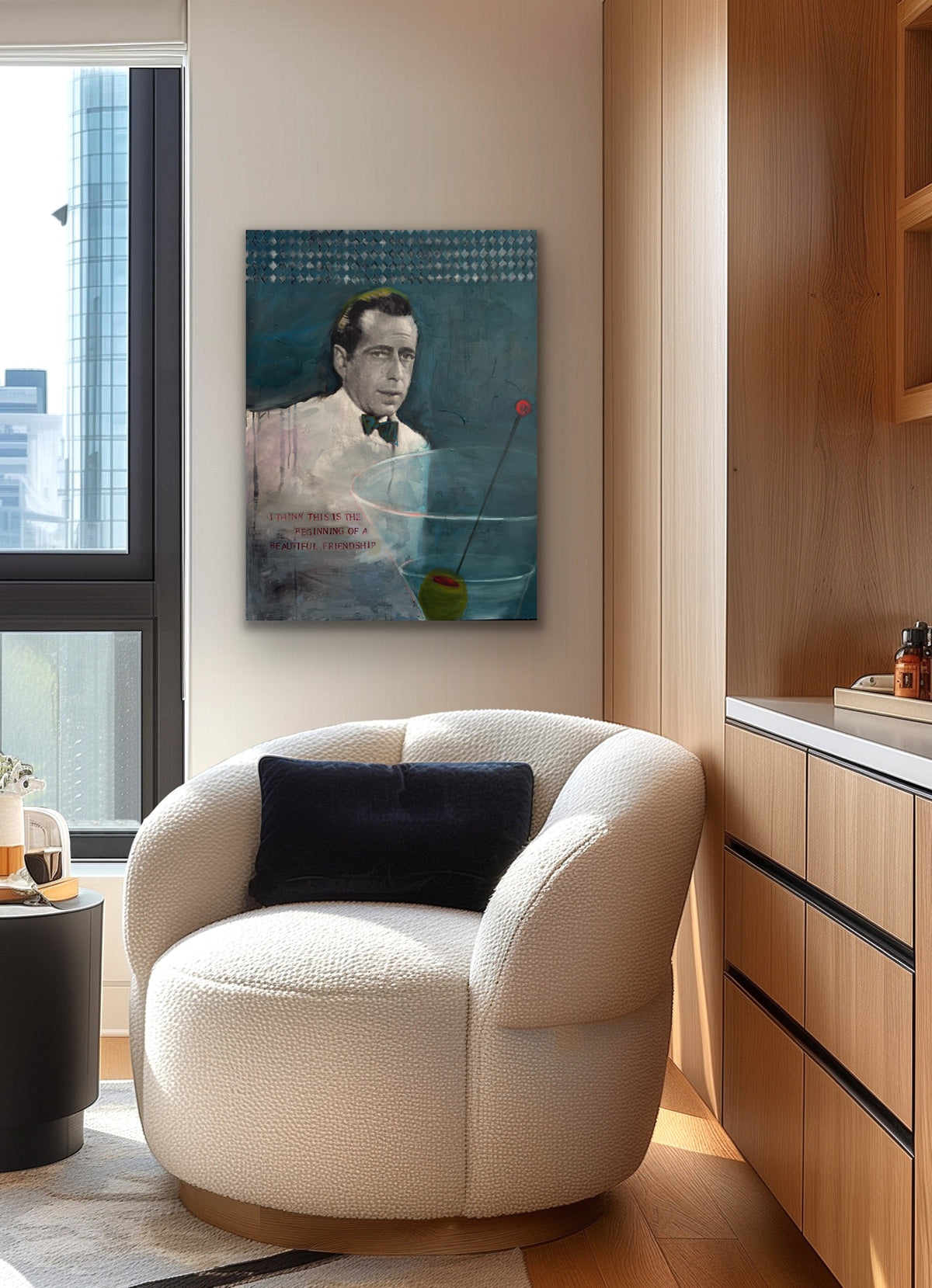 Here's Looking at You by Carol MacConnell shown in a room setting