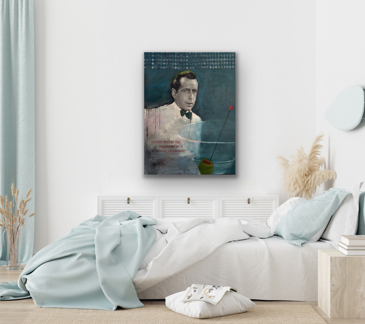 Here's Looking at You by Carol MacConnell shown in a room setting