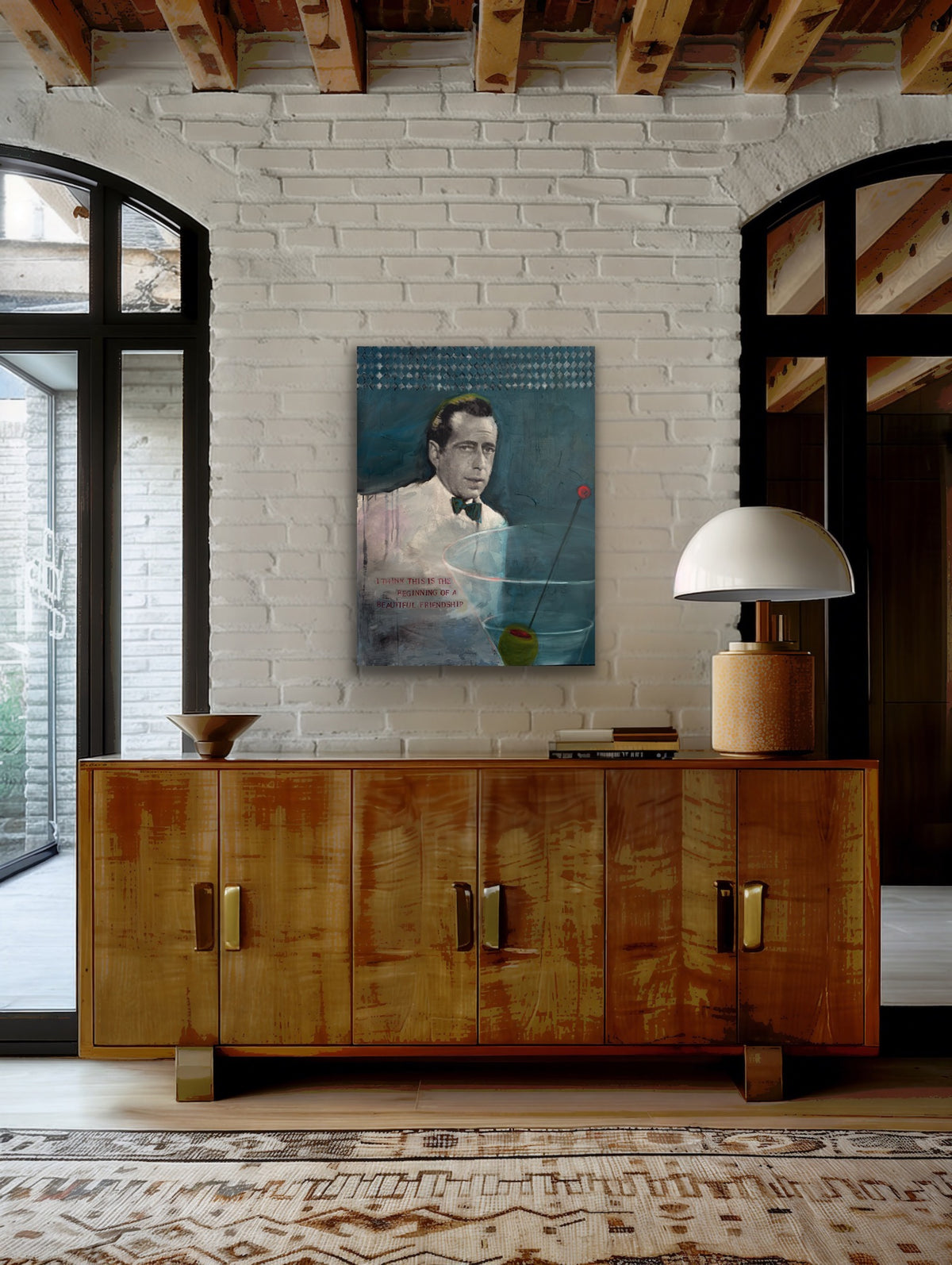 Here's Looking at You by Carol MacConnell shown in a room setting