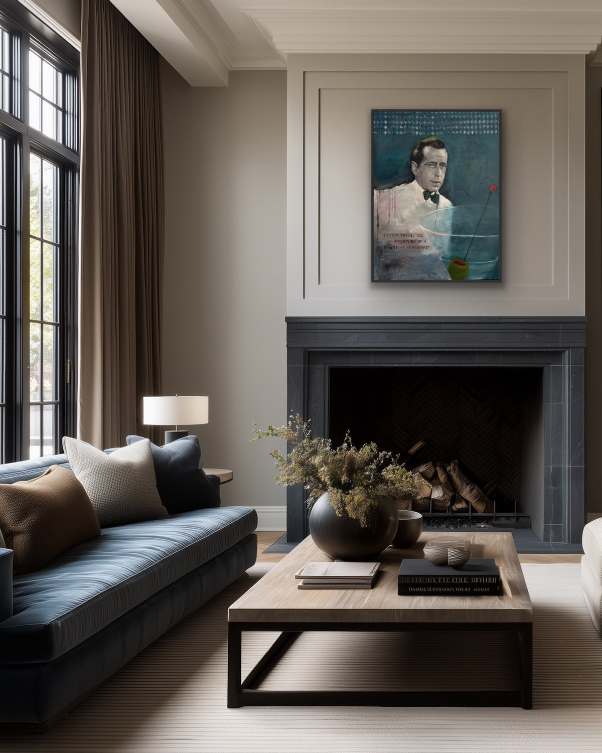 Here's Looking at You by Carol MacConnell shown in a room setting