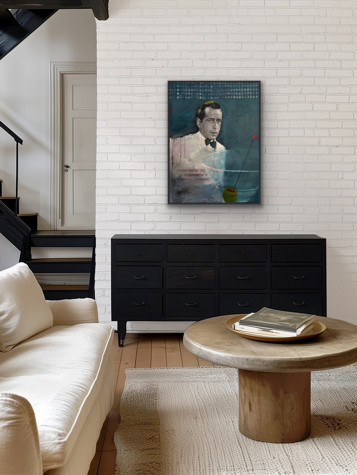 Here's Looking at You by Carol MacConnell shown in a room setting