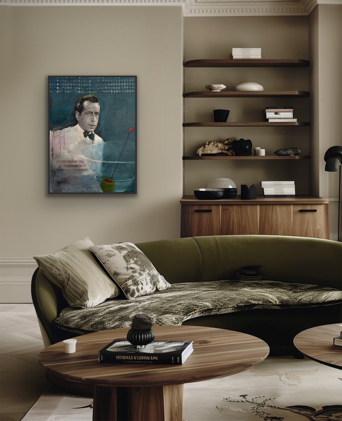 Here's Looking at You by Carol MacConnell shown in a room setting