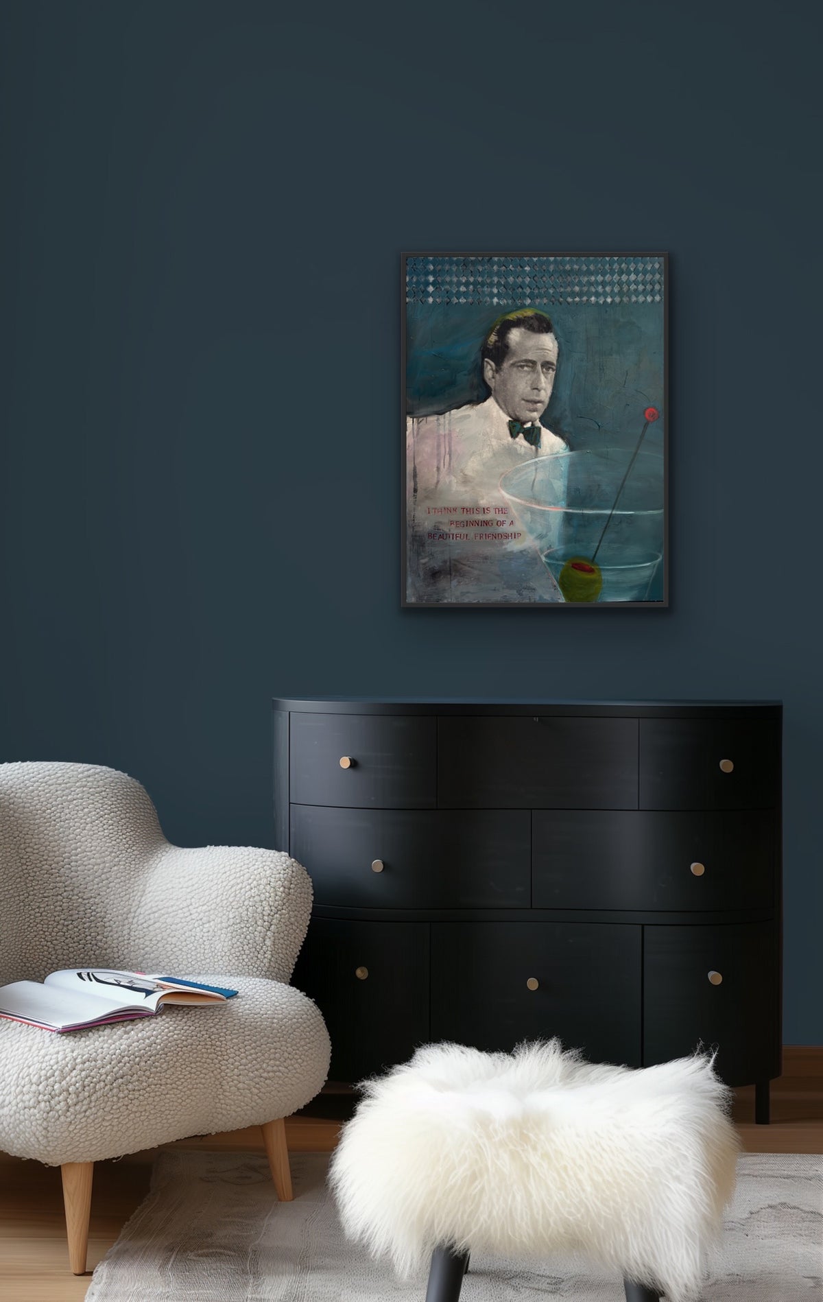 Here's Looking at You by Carol MacConnell shown in a room setting