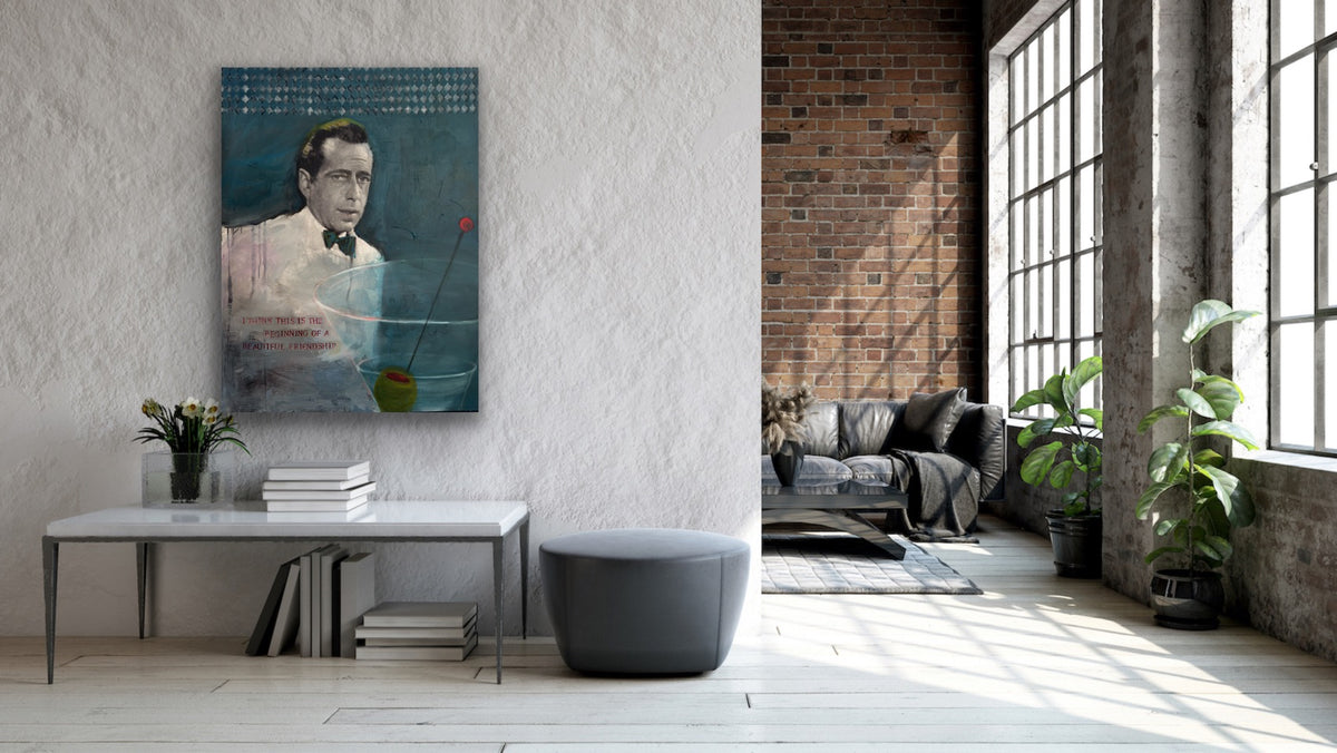 Here's Looking at You by Carol MacConnell shown in a room setting