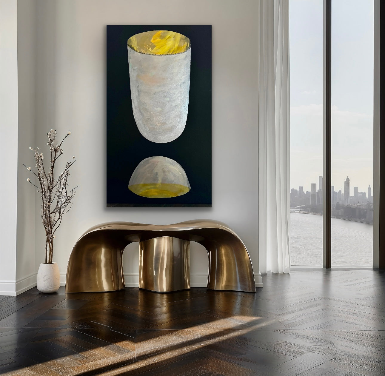 Gold Chalice 36x60