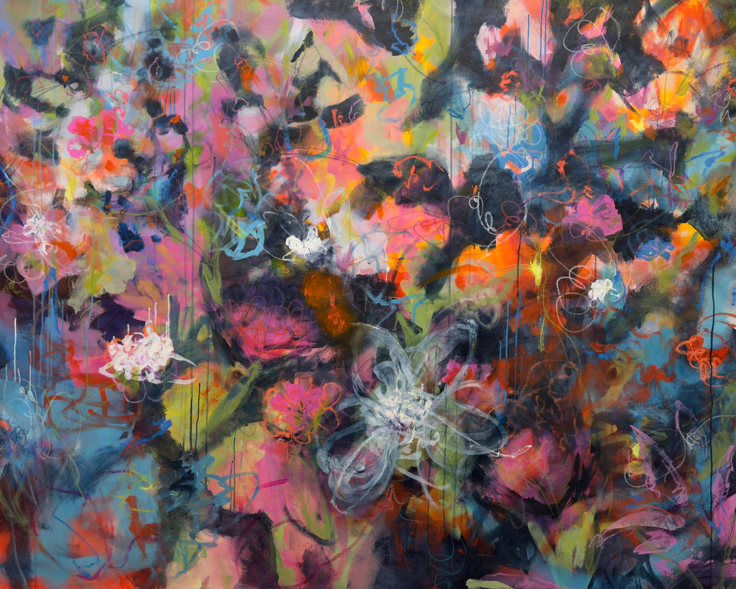 Bevy of Blooms 56x72