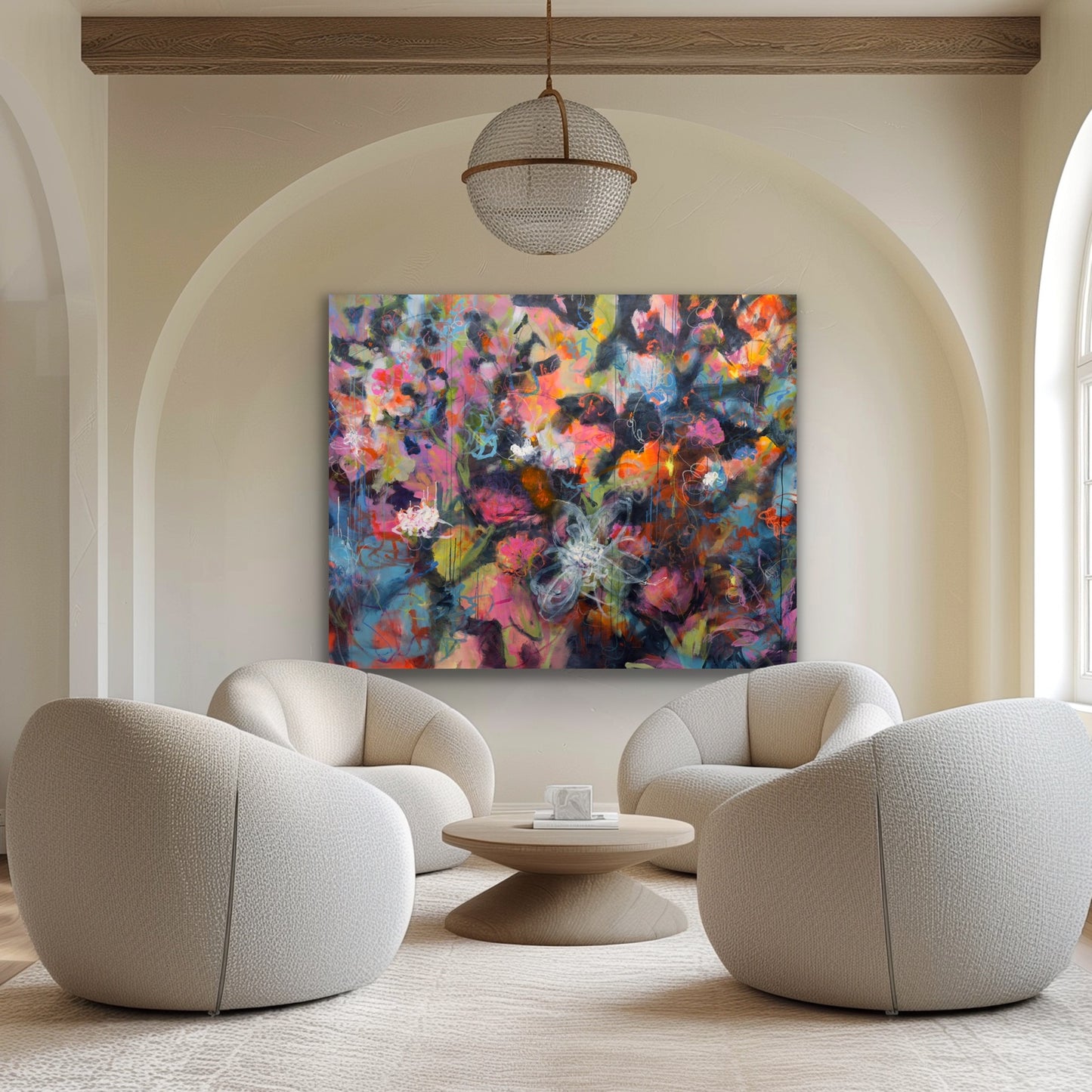 Bevy of Blooms 56x72