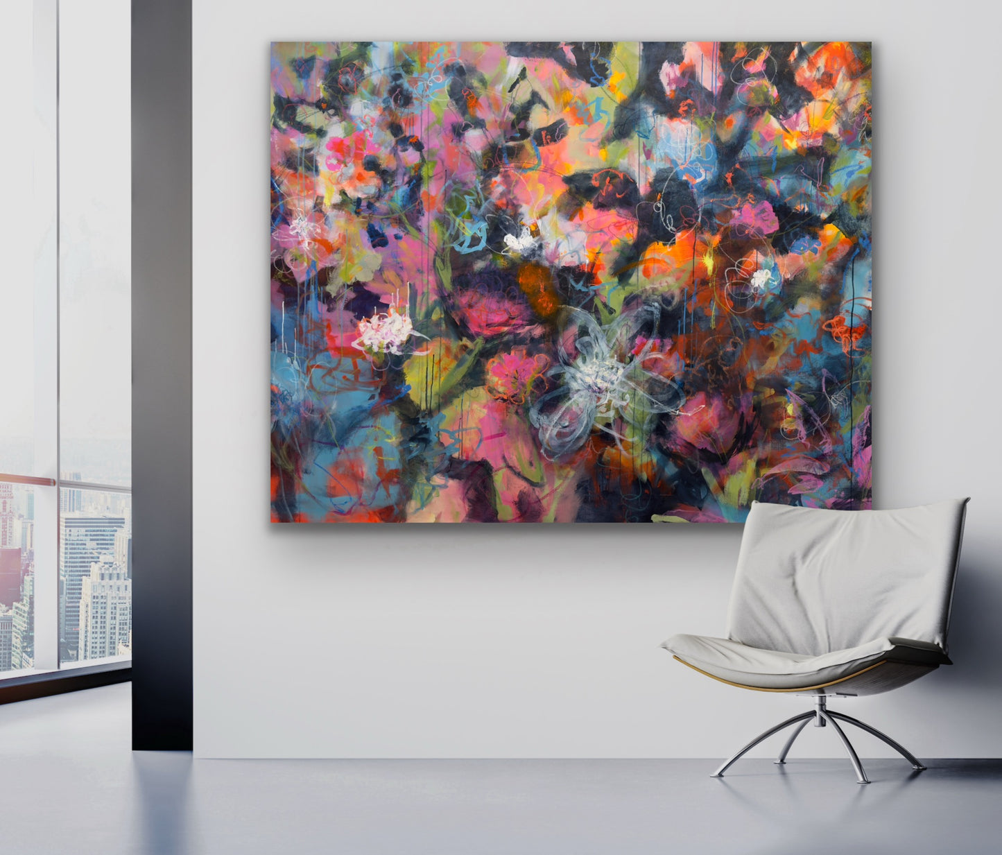 Bevy of Blooms 56x72