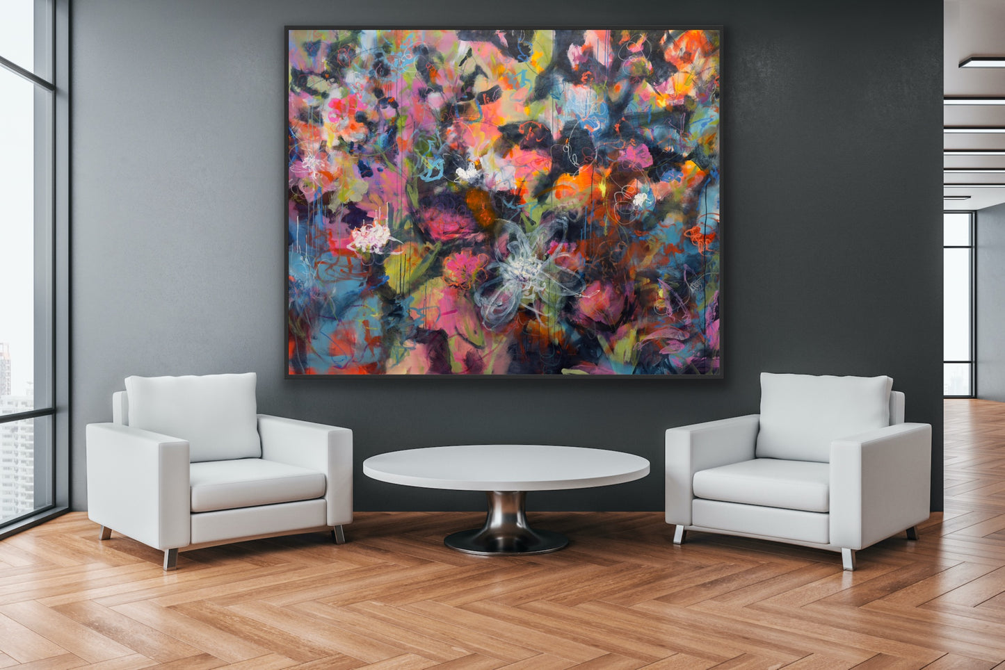 Bevy of Blooms 56x72