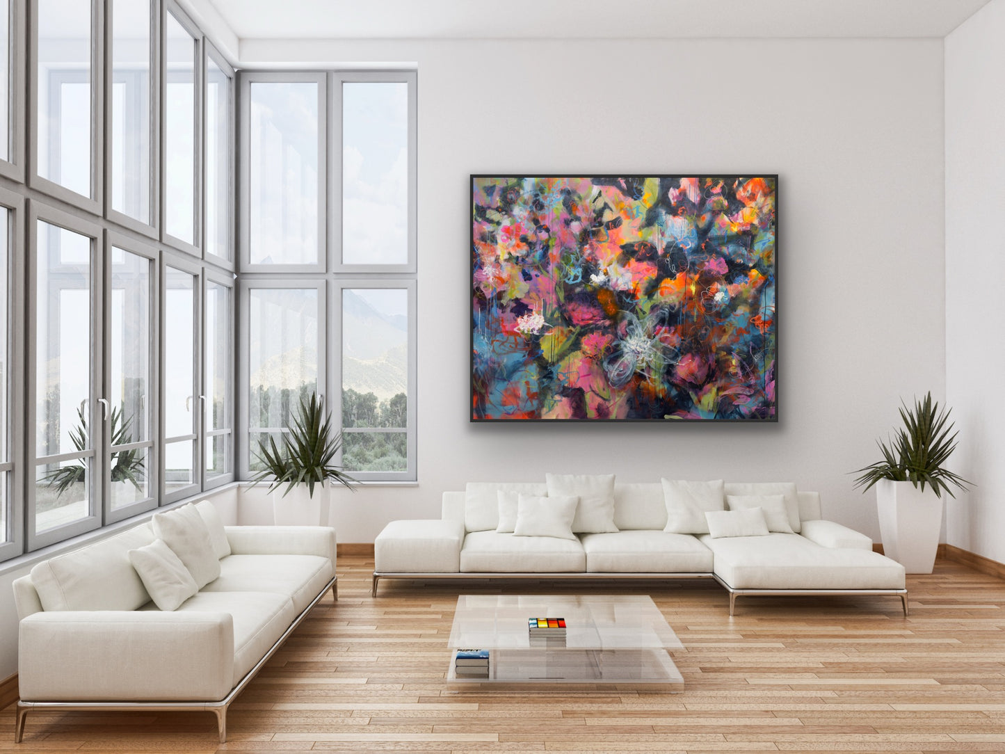 Bevy of Blooms 56x72