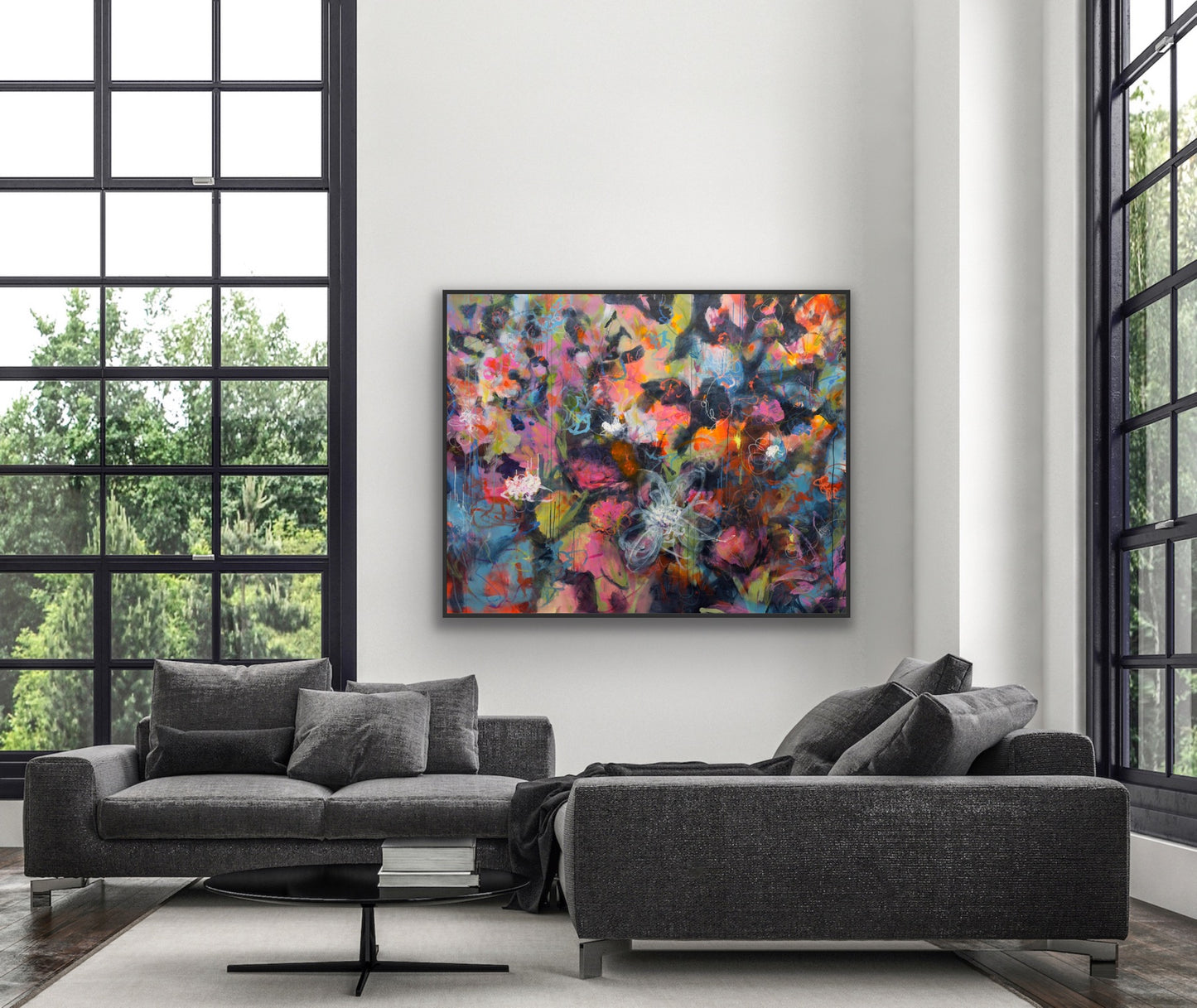 Bevy of Blooms 56x72