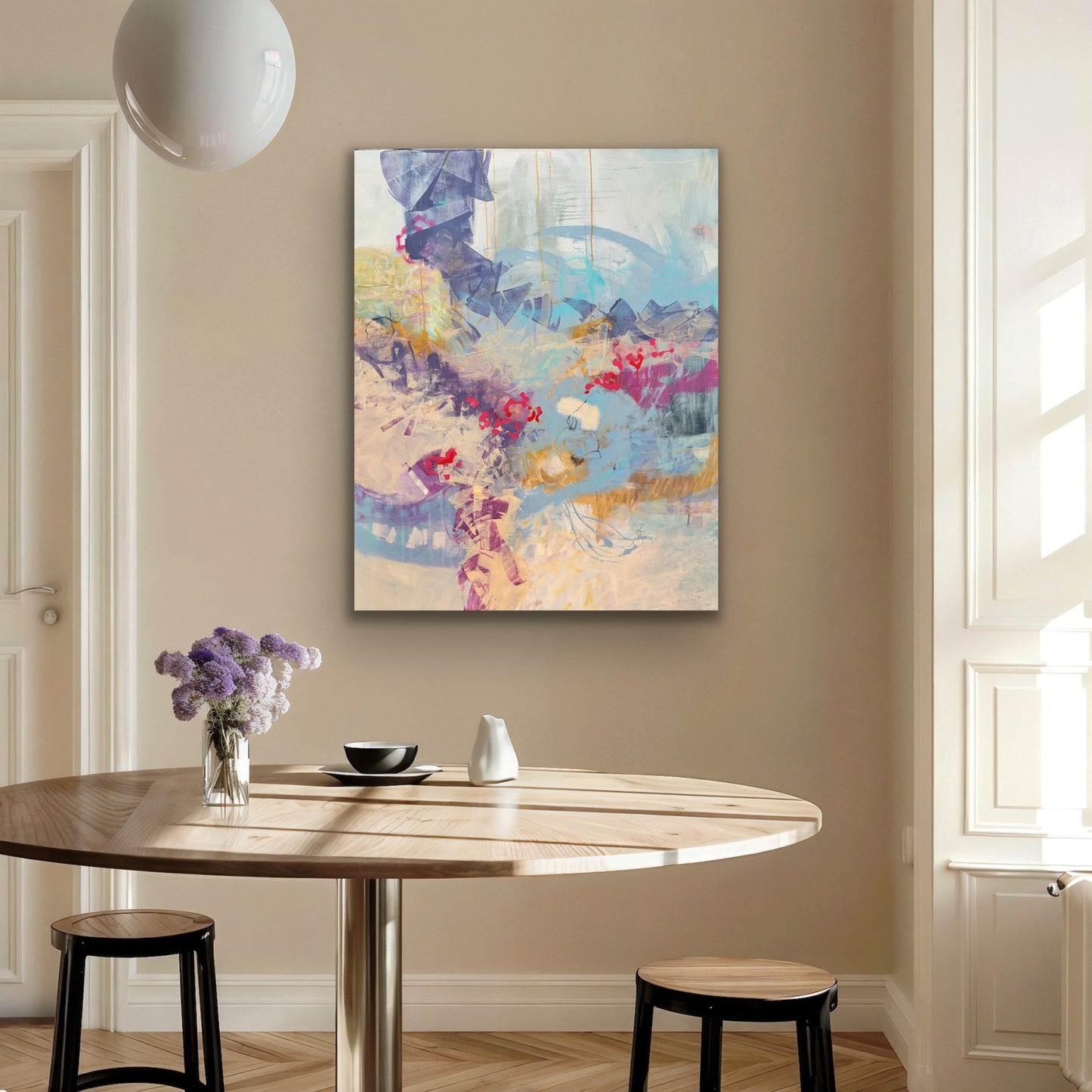 Together 60" × 48" | Hangs vertically or horizontally