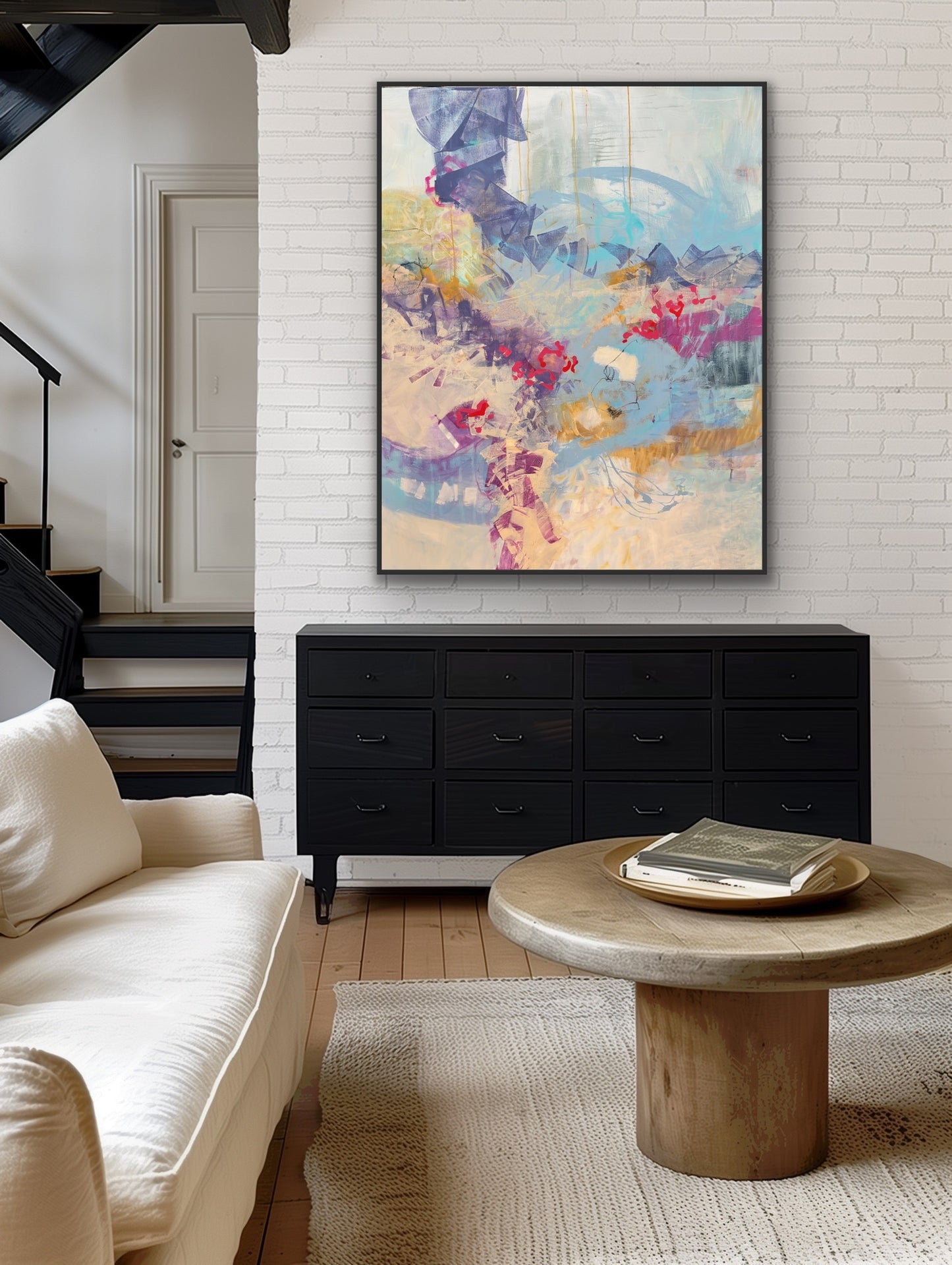 Together 60" × 48" | Hangs vertically or horizontally