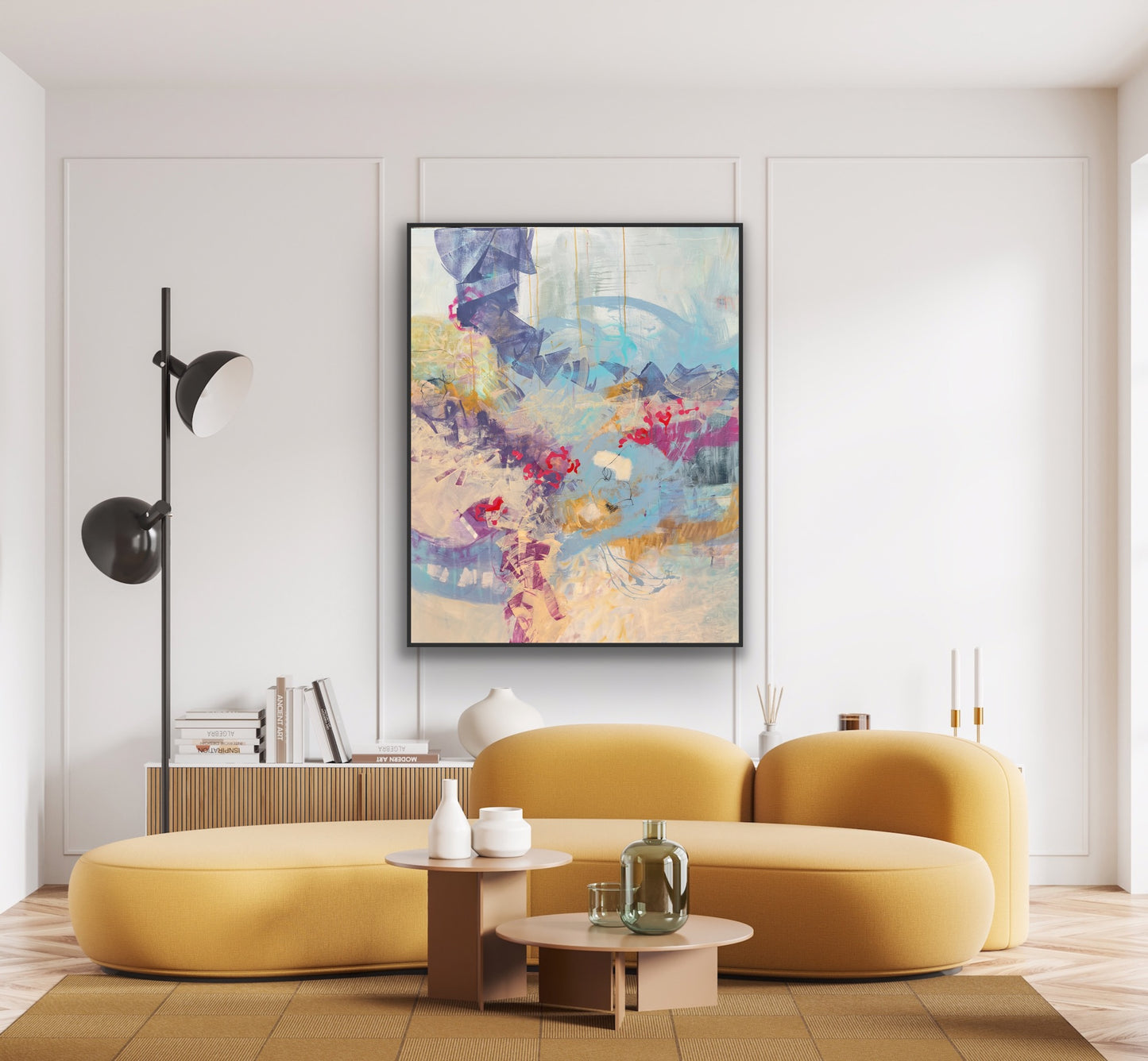 Together 60" × 48" | Hangs vertically or horizontally
