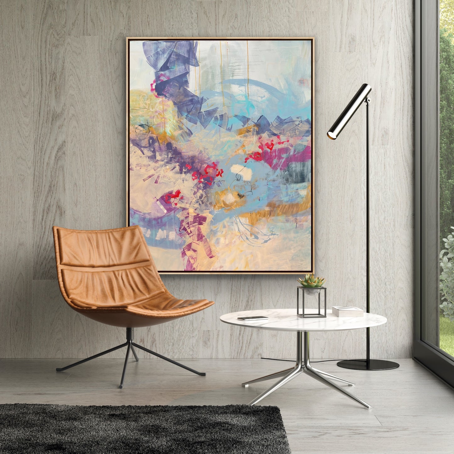 Together 60" × 48" | Hangs vertically or horizontally